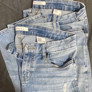 Eunina Gretta Mid Rise Skinny Roller Jean